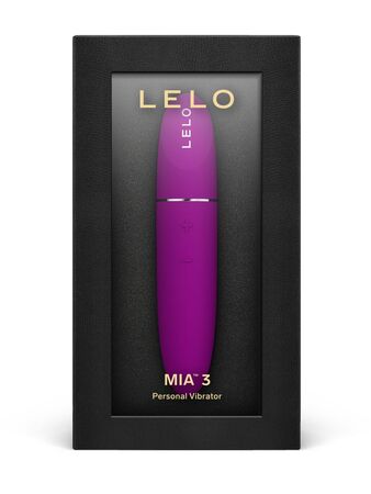 Лиловый вибратор для клитора Lelo Mia 3 - 11 см.